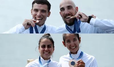 Χάλκινα κουπιά, ιστορική ημέρα για Ελληνική κωπηλασία: Δύο μετάλλια σε άνδρες και γυναίκες