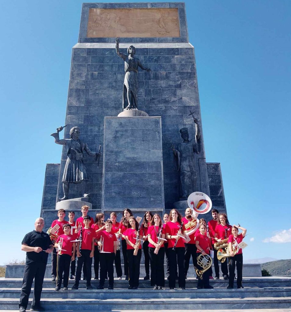 Η Φιλαρμονική Ορχήστρα του Δήμου Ευρώτα στα Καλάβρυτα στις 21 Μαρτίου.
