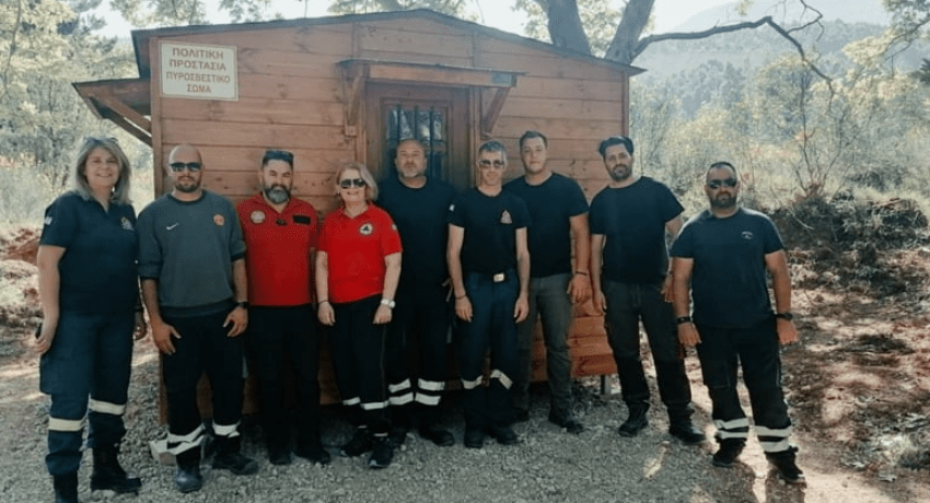 Έγινε η εγκατάσταση του πρώτου πυροφυλακείου στη λίμνη Τσιβλού