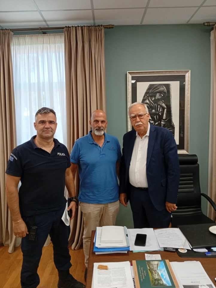 Συνάντηση του Δημάρχου Καλαβρύτων με το Αναπληρωτή Περιφερειάρχη Χαράλαμπο Μπονάνο στα Καλάβρυτα