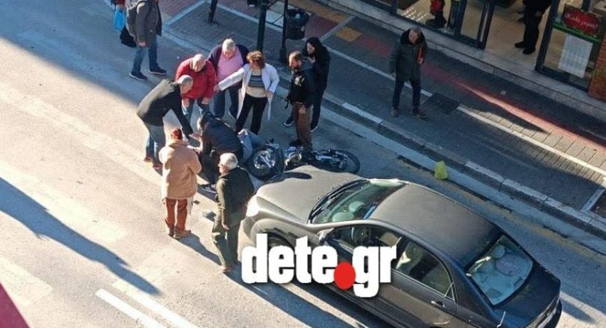 Πάτρα: Σοβαρό τροχαίο με δικυκλιστή στη Γούναρη