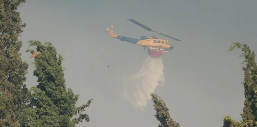 Καλάβρυτα: Πυρκαγιά από κεραυνό σε δασική περιοχή κοντά στους Ρωγούς