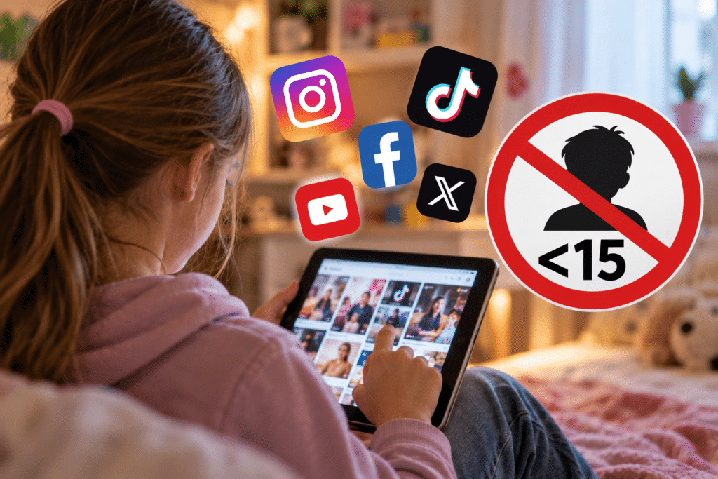 Τέλος τα social media για παιδιά κάτω των 15 ετών από το 2027 – Τι προβλέπει ο νόμος