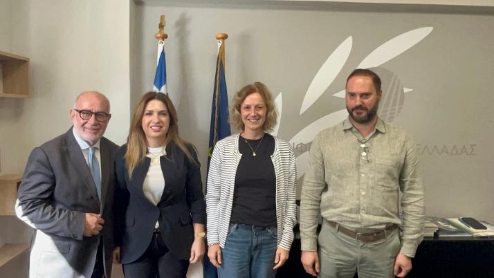 Σε εξαιρετικό κλίμα συνεργασίας η συνάντηση της Νίκης Φλώρου-Καραγιάννη με τον Παναγιώτη Σακελλαρόπουλο στην Περιφέρεια Δυτικής Ελλάδας