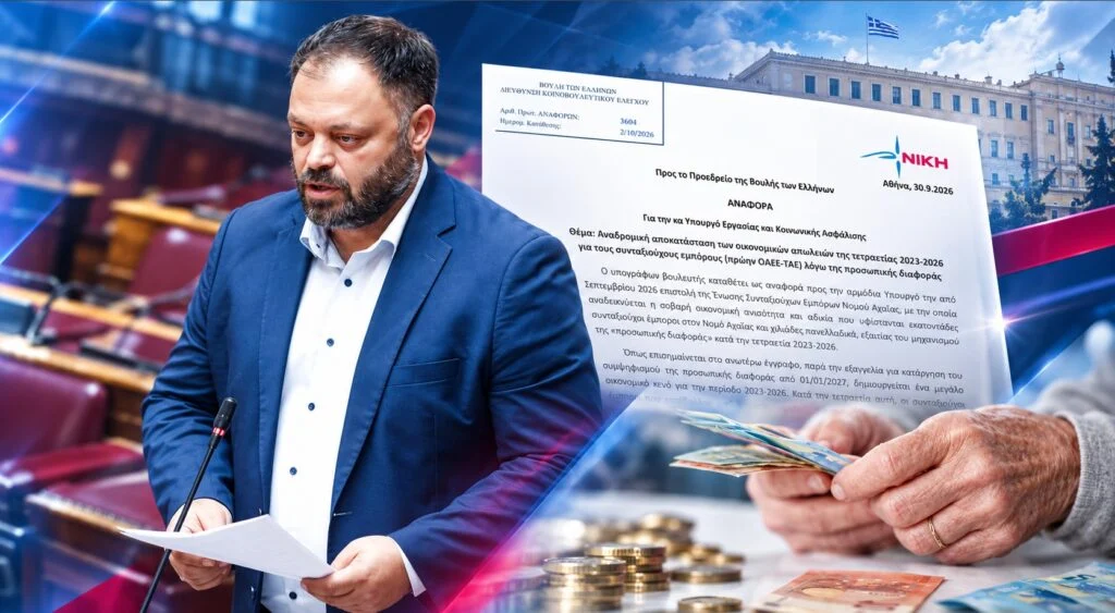 Τσιρώνης: Τέσσερα χρόνια «έφαγε» η προσωπική διαφορά από τις αυξήσεις των συνταξιούχων εμπόρων